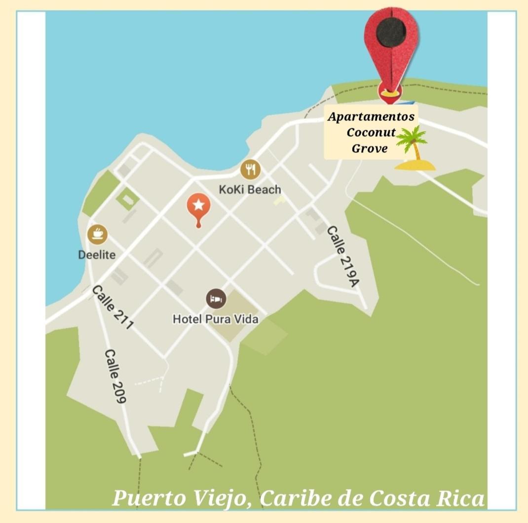 Cabinas Coconut Grove Puerto Viejo de Talamanca Buitenkant foto